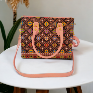 Savannah Mosaic Mini Tote Crossbody bag