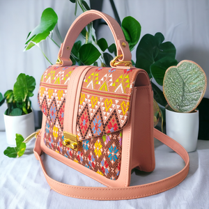 Ethereal Loom Crossbody Handbag